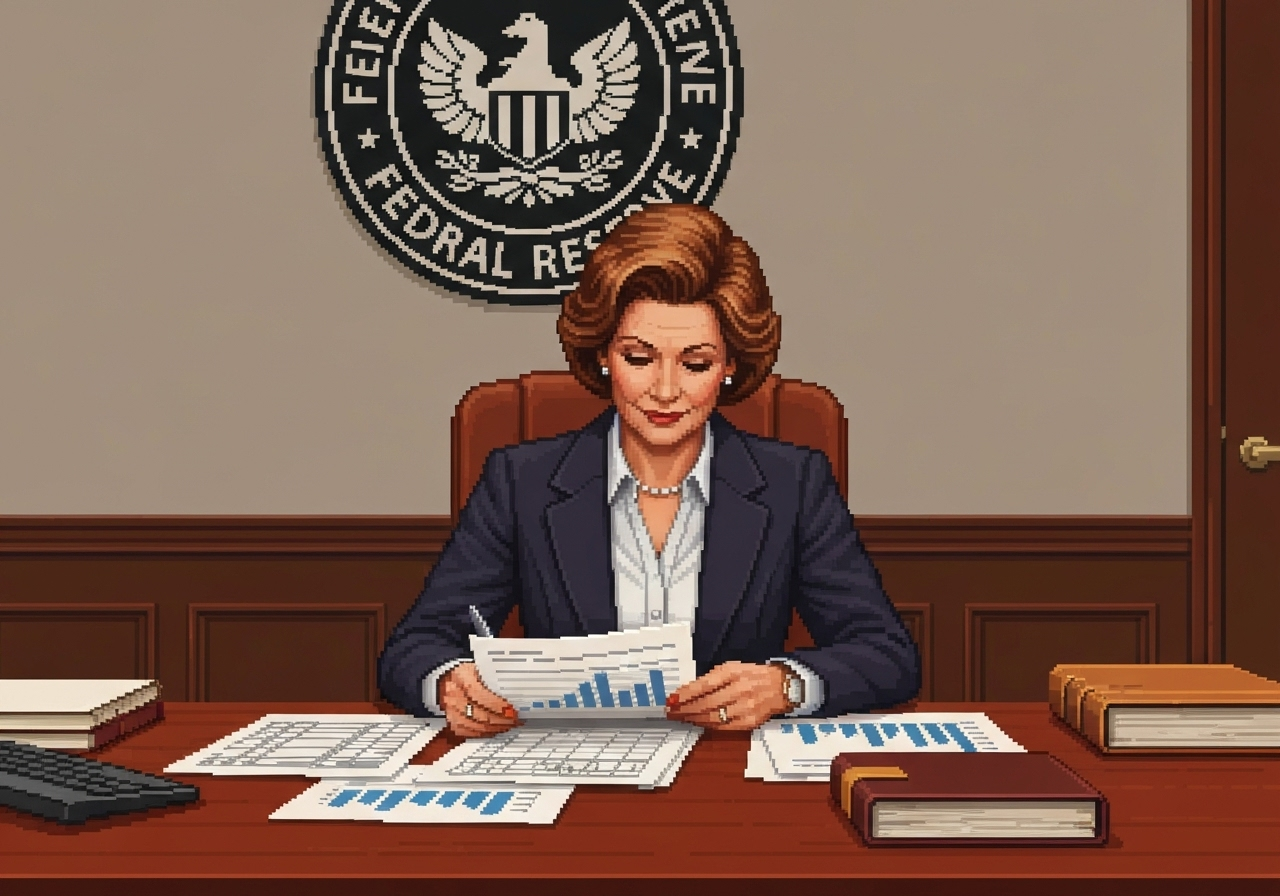 FED officer signing papers