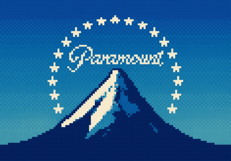 Pixelart Paramout Logo