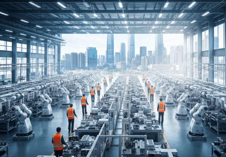 Manufacturing line in china